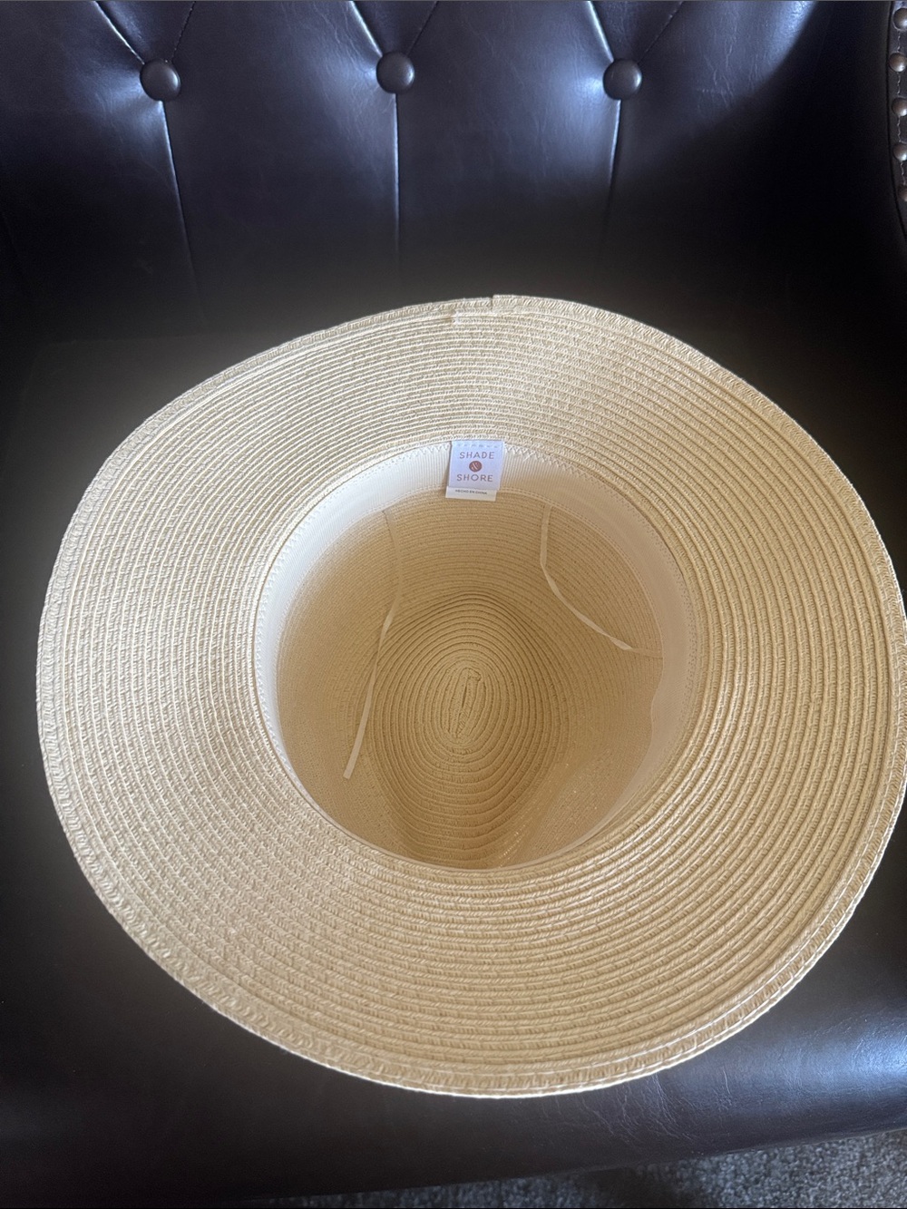 BOGO Shade & Shore Women's Cream Straw Fedora Hat (Buy 1 Get 1 Free) - Picture 4 of 8